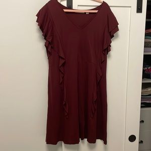 Maroon dress